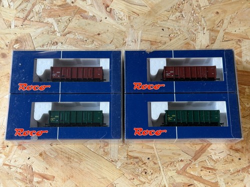 4x ROCO H0 45956 NS GÜTERWAGEN NEDERLAND NL GOEDERENWAGEN SET NEU OVP (M-8-FF) | Zustand: Neu
