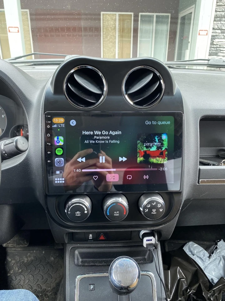 Radio estéreo para auto Apple Carplay para Jeep Patriot Compass 2009-2016 GPS Android 14 Foto 2 de 4