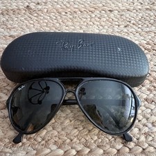 VINTAGE B L RAY BAN W0325 BLACK NYLON G15 CATS 5000 SKI GLACIER SUNGLASSES MINT