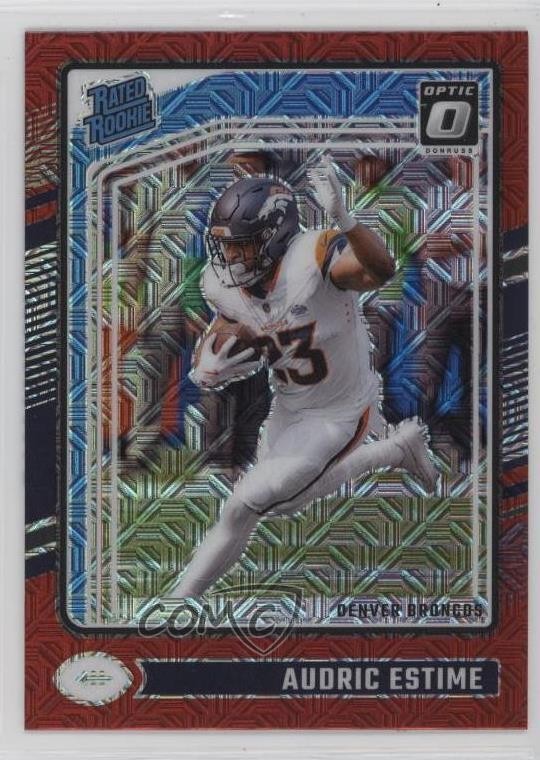 2024 Panini Donruss Optic Rated Red Mojo Prizm Audric Estime #206 Rookie RC 19l7
