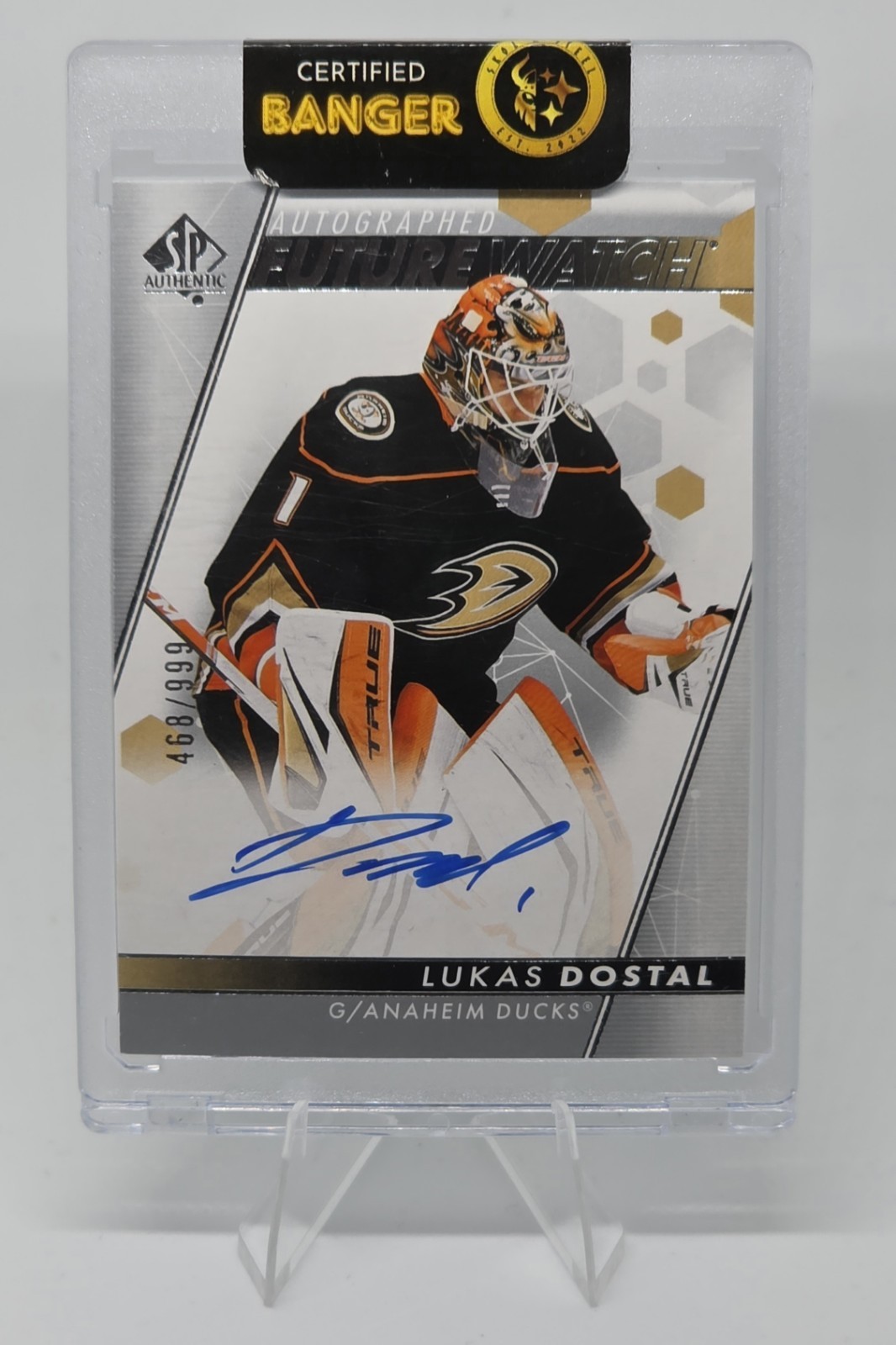 2022-23 Sp Authentic Lukas Dostal Future Watch Auto /999