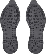 Anti-Slip Rubber Shoe Repair Materials, Full Sole Replacement, Black, 11.8X4.53