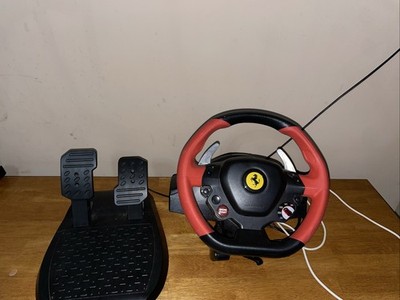 Xbox Thrustmaster Steering Wheel and Pedal Combo, Single USB Port Requirement