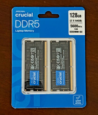 Crucial 128GB Kit DDR5-5600 Laptop Memory 2x64GB SODIMM