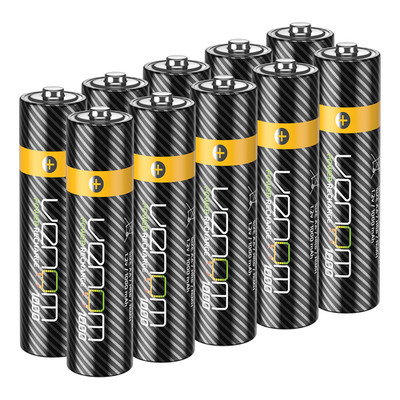 Venom wiederaufladbare AA-Batterien - 1000 mAh 1,2 V NiMH - 10er Pack