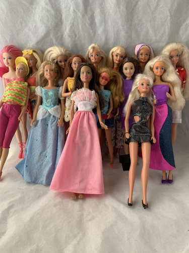 Vintage + Modern Mattel Dressed Barbie Dolls Lot Of 15, 1966-1999           S5-7