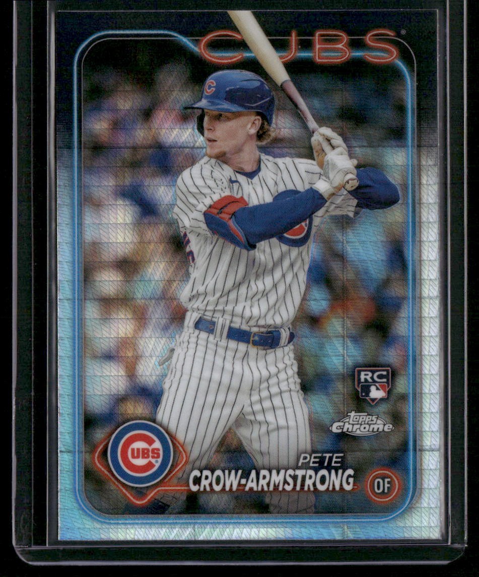 2024 Topps Chrome #16 Pete Crow-Armstrong Prism Refractors