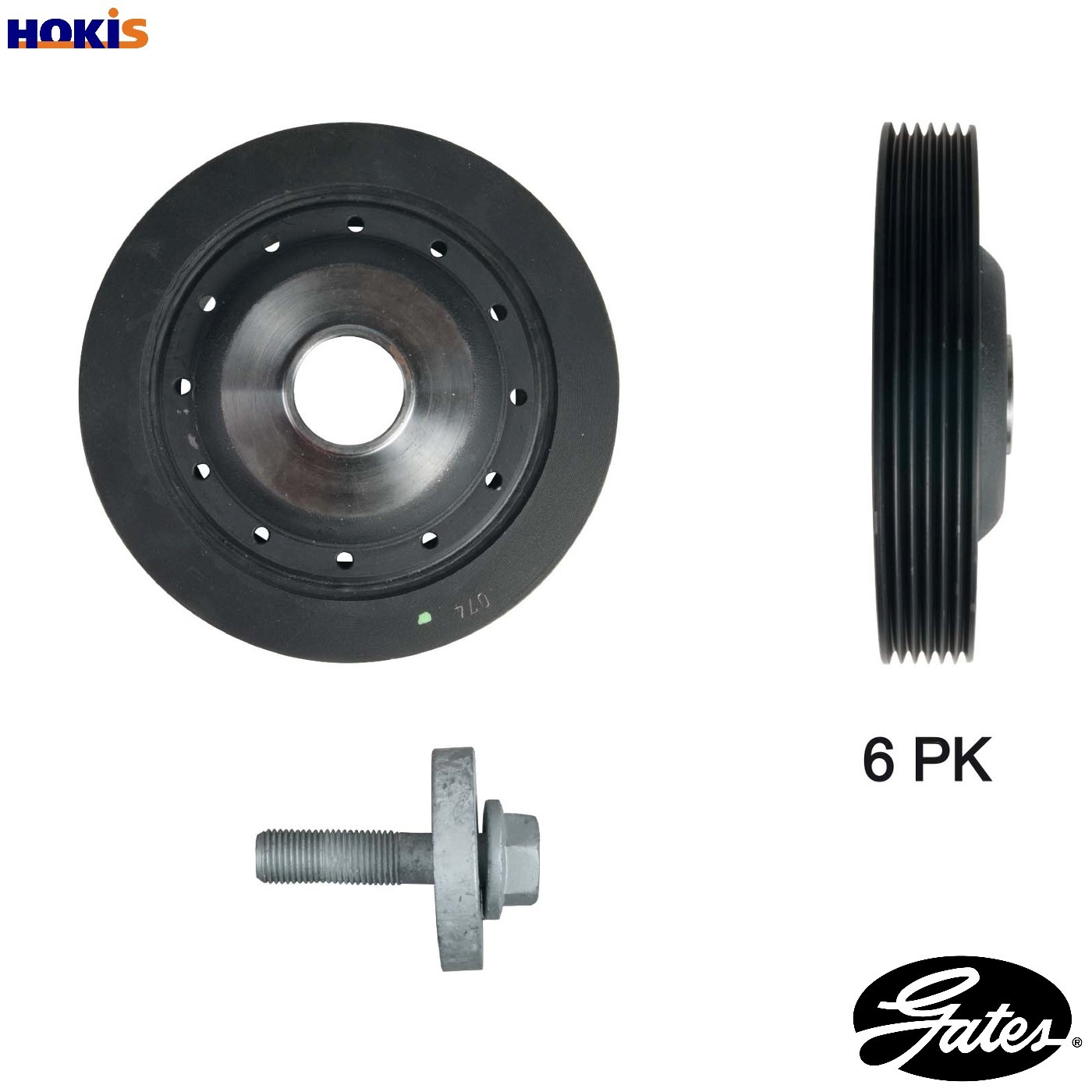 ✅Fits GATES TVD1113A CRANKSHAFT BELT PULLEY ⭐UK Seller⭐ - Image 9