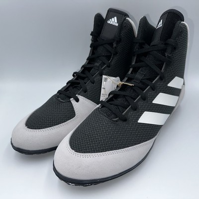 Adidas Mat Wizard 5 Wrestling Shoes - Black/Grey/White - FZ5381 **NEW**