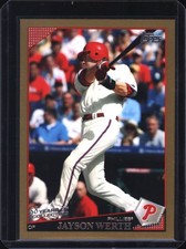 2009 Topps Jayson Werth #/2009 Gold #557 Philadelphia Phillies