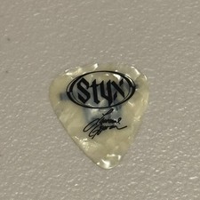 STYX LAWRENCE GOWAN SIGNATURE '09 GUITAR PICK ORIGINAL 2009 TOUR STAGE PLECTRUM