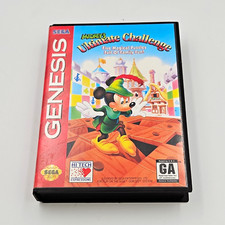 Hi Tech Expressions Mickey's Ultimate Challenge Sega Genesis Puzzle Manual 1993