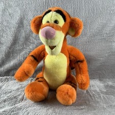 Vintage Disney 14  Tigger With Articulated Legs And Curly Tail Tags Removed