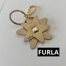 FURLA Gold Star Charm Keychain