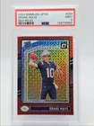 DRAKE MAYE 2024 DONRUSS OPTIC RATED ROOKIE RED MOJO RC PSA 9 Q0004