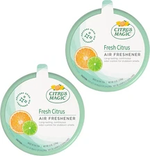 Solid air freshener 2 pack citrus odor eliminator home bathroom