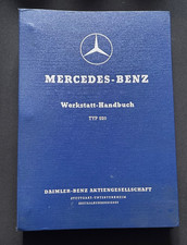 1955 Mercedes-benz Workstatt-handbuch German Workshop Manual Typ 220220a 1955 Mercedes-benz Workstatt-handbuch German Workshop Manual Typ 220220a