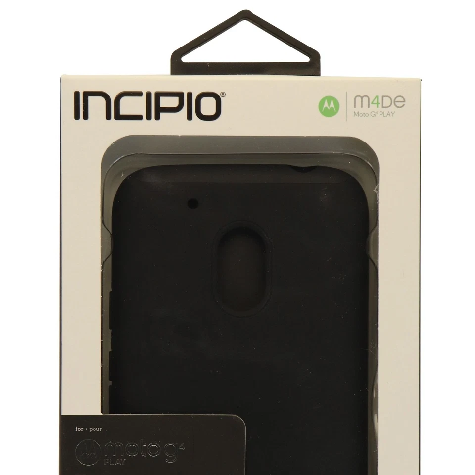 Funda Protectora Serie Incipio DualPro para Motorola Moto G4 Play - Negra Foto 2 de 3