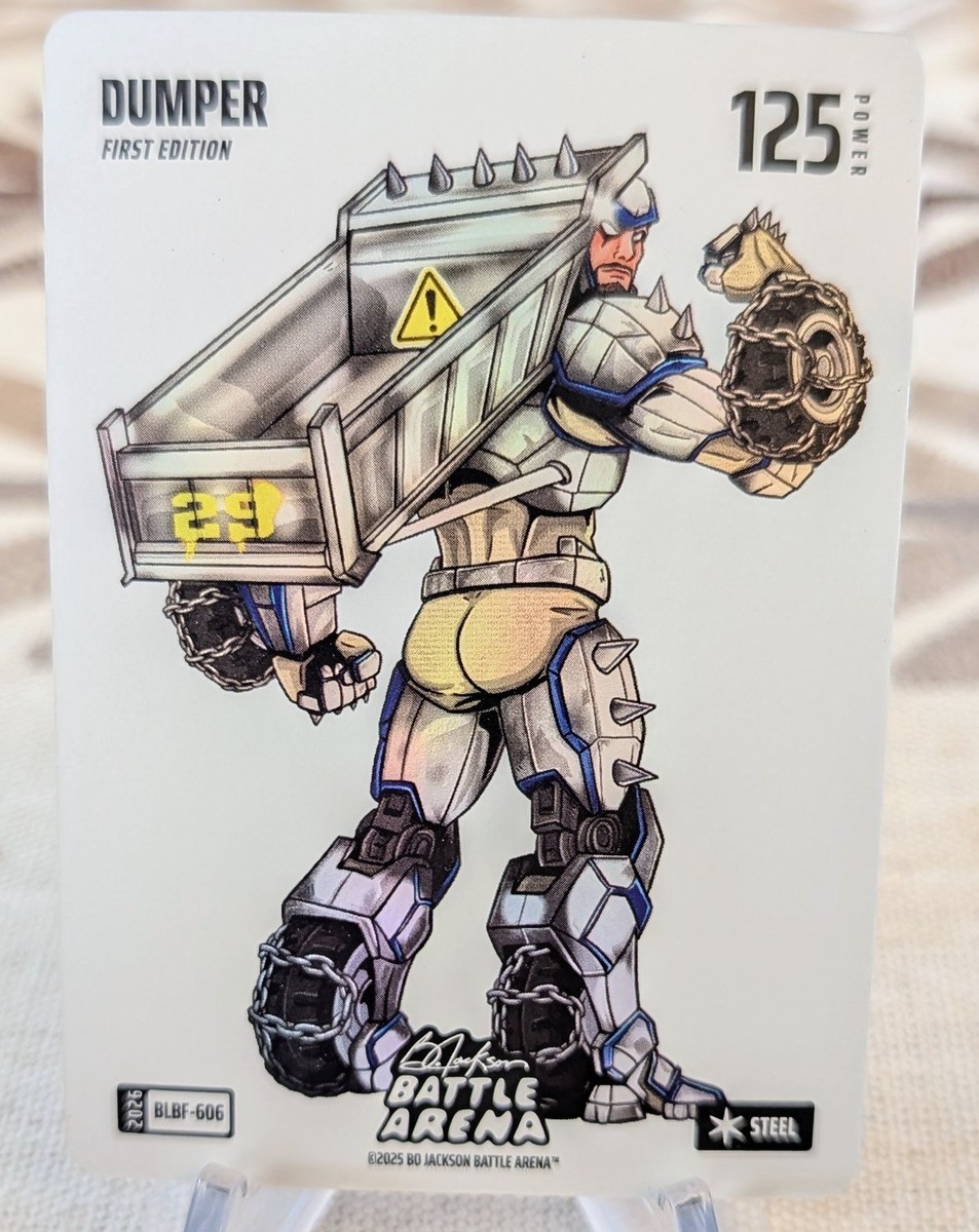 Bo Jackson Battle Arena #BLBF-606 Cal Raleigh `Dumper` Blizzard Battlefoil Steel