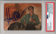 2008 Topps Indiana Jones Masterpieces Karen Allen SIGNED PSA DNA COA Autographed