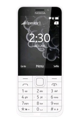 Nokia 230 (2024) Dual Sim Handy 2G Kamera 2MG Bluetooth 2,8-Zoll Display Weiß 