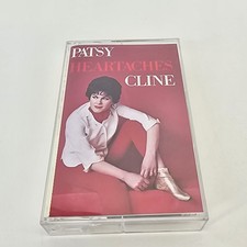 Vintage Patsy Cline Heartaches Audio Cassette Tape 1985 MCA Records
