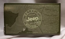 RARE Stop Watch And Compass 2004 Jeep Cherokee Military Theme Tin And Box