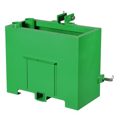 Ballast Box 3 Point Category 1 Tractor Quick Tach Hitch Counterweight Green