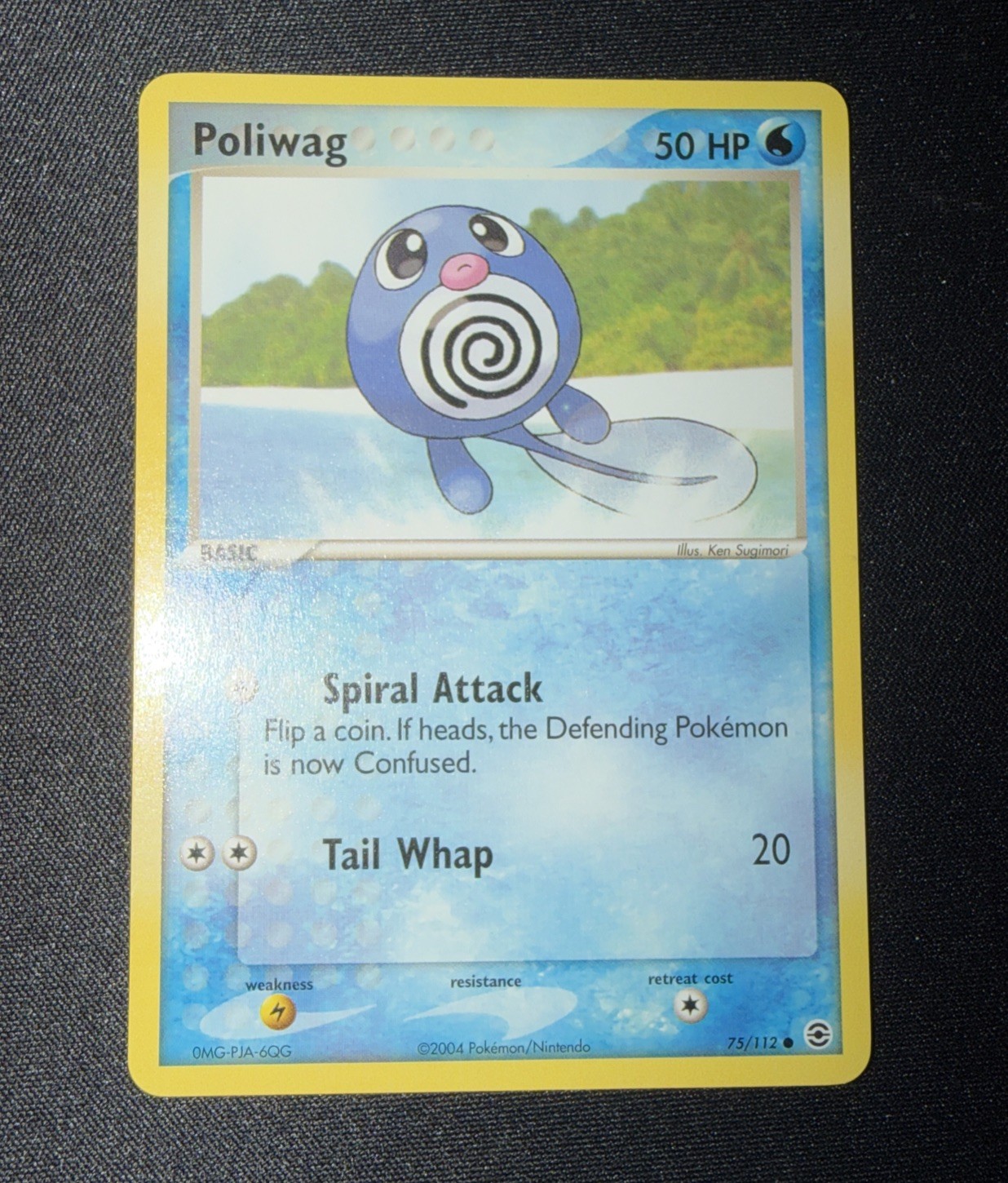 Pokémon Poliwag 75/112 RG FireRed & LeafGreen NM