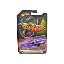 Hot Wheels Custom Classics '68 Cadillac Diecast Car Purple 1:64 Unopened Box