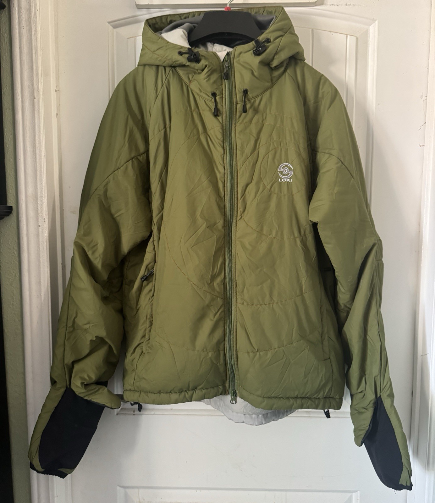LOKI Lined Green Softshell Primaloft Jacket  Wome… - image 1