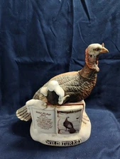 Vintage Austin Nichols Wild Turkey Lore 1980 Series 2 Empty Liquor Decanter