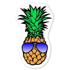 Aufkleber Sticker "Coole Ananas" (DW030959)