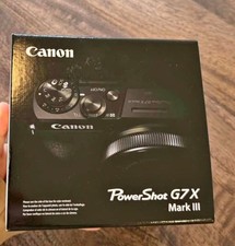 Canon PowerShot G7 X Mark III - 20.1MP Point  Shoot Digital Camera - Black