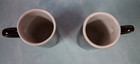 Set of 2 Cafe Restaurant Tall Stein Latte Cappuccino Brown Bistro Coffee Mugs — photo 2