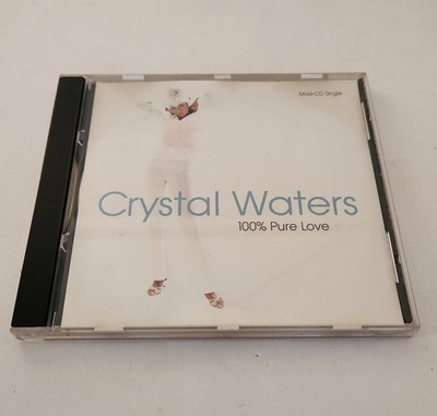 100% Pure Love By Crystal Waters Audio Maxi CD Single Pop Dance Club 7 Tracks