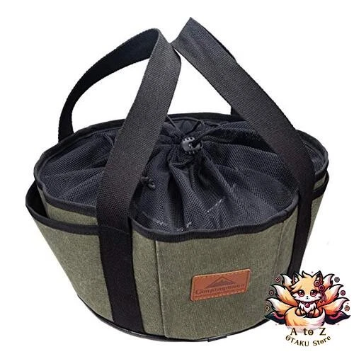 NEW CAMPING MOON DO-28BK 10 Canvas Dutch Oven Case Storage Bag for Dodge Oven