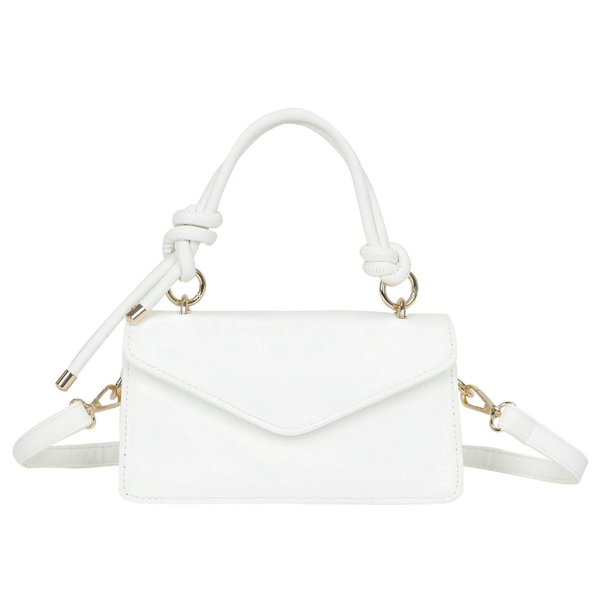 Sac de Soirée Blanc Gallantry Léger Compact pour Téléphone et Maquillage