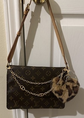 Authentic Louis Vuitton Musette Tango Monogram Shoulder Bag M51257 COA Dust Bag