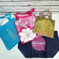 Lot of 4 Kroger Fred Meyer Reuseable Shopping Grocery Bags Wine Carrier 