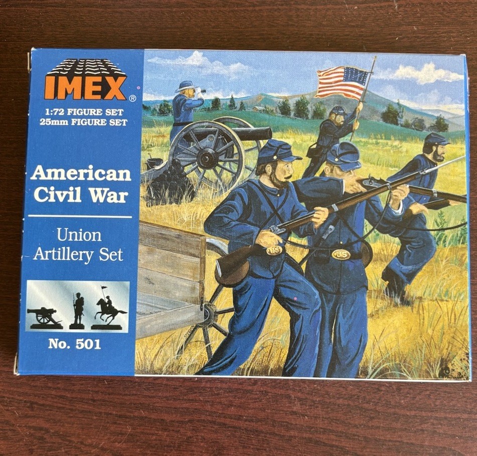1:72 American CIVIL WAR IMEX Union Artillery Set 501 1/72 Figures Mint Models