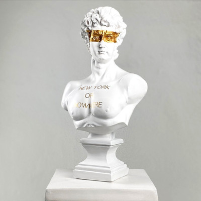 Handgefertigte Pop Art New York David Skulptur, Michelangelos griechische...