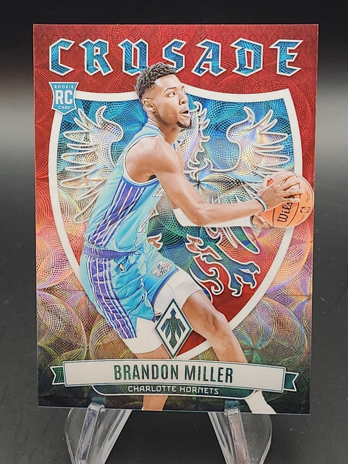 2023-24 Panini Phoenix Brandon Miller International Red Scope Crusade /75 RC #18