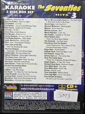 5093 SEVENTIES 70'S CHARTBUSTER 3 CDGS KARAOKE LOT LONG DRIVE