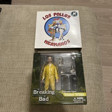 BREAKING BAD Walter White Los Pollos Hermanos 2013 Con Exclusive Mezco Figure 