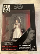 Star Wars Black Series Titanium Series 40th Anniversary Princess Leia  04 Figure