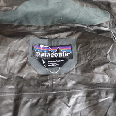 Patagonia Womens Jacket Small Green Hooded Gore-Tex Super Cell | eBay