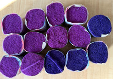 Vintage 14 Bernat Craftsman Purple 100 Wool Latch Hook Rug Yarn