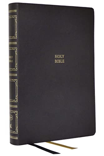 KJV, Paragraph-style Large Print Thinline Bible, Leathersoft, Black, Red Letter, Thumb Indexed, Comfort Print, Hardback, - Image 2