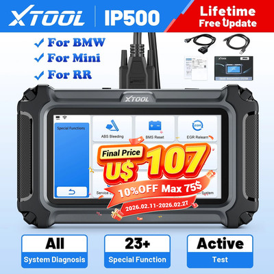 XTOOL IP500 for BMW Car Bidirectional OBD2 Scanner Diagnostic Tool ECU Coding